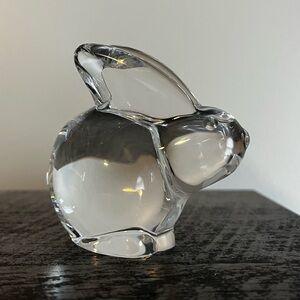 Vintage Oneida Crystal Bunny Rabbit Figurine